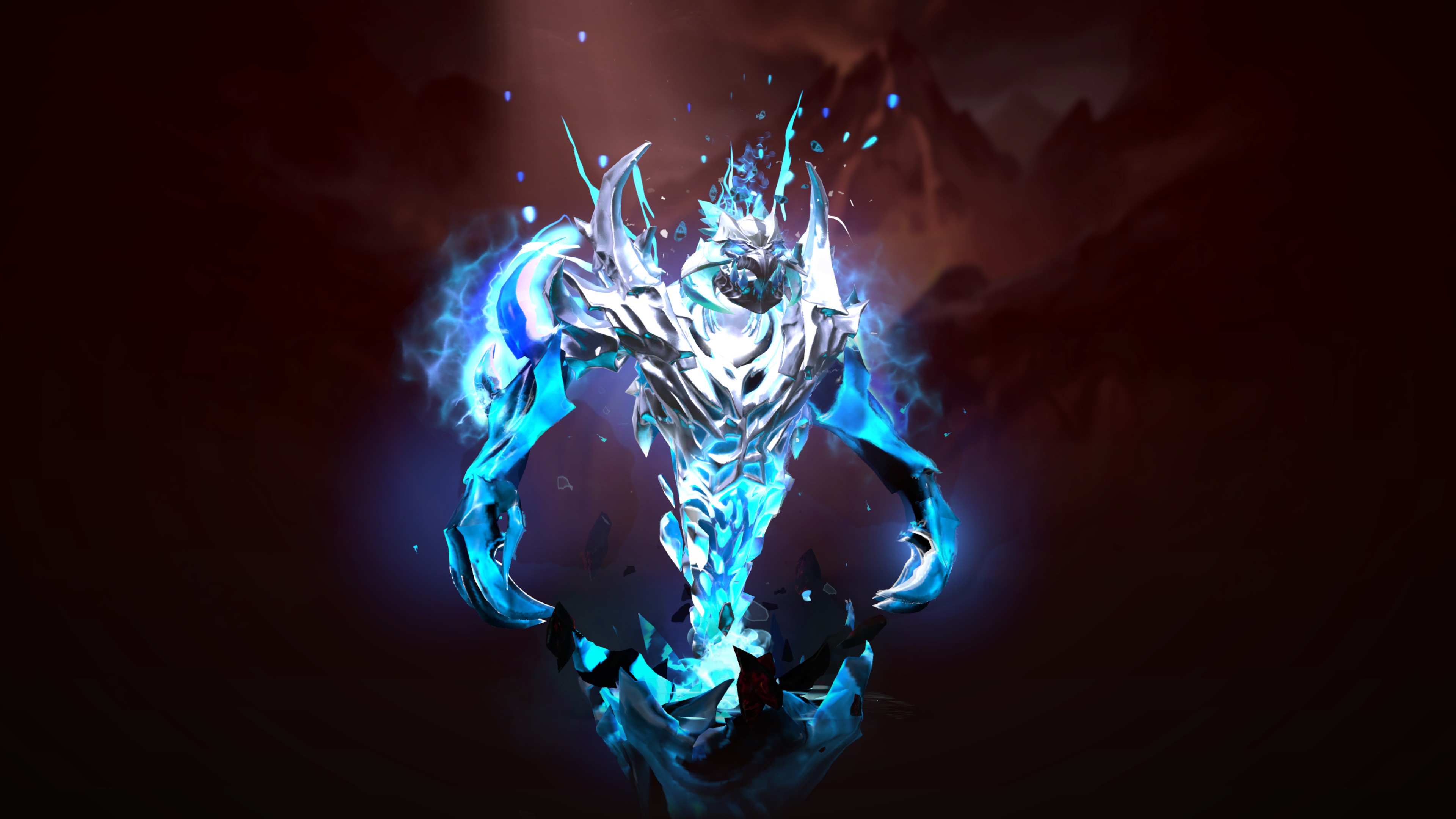 Shadow fiend - Shadow Fiend Arcana Blue Silver