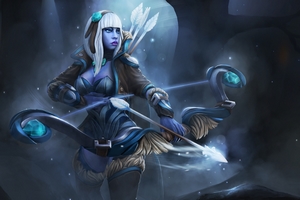 Drow ranger - The Frostborne Wayfarer